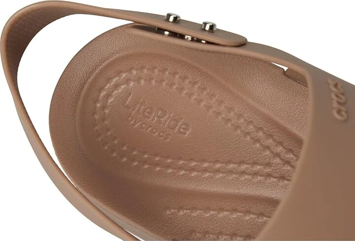 Crocs Brooklyn Low Wedge Women's Wedge Shoes Latte/Mushroom : 10 M, Synthetic - Image 7