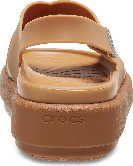 Crocs Brooklyn Luxe Cross Strap Women's Shoes Tan/Tan : 5 M - Image 4