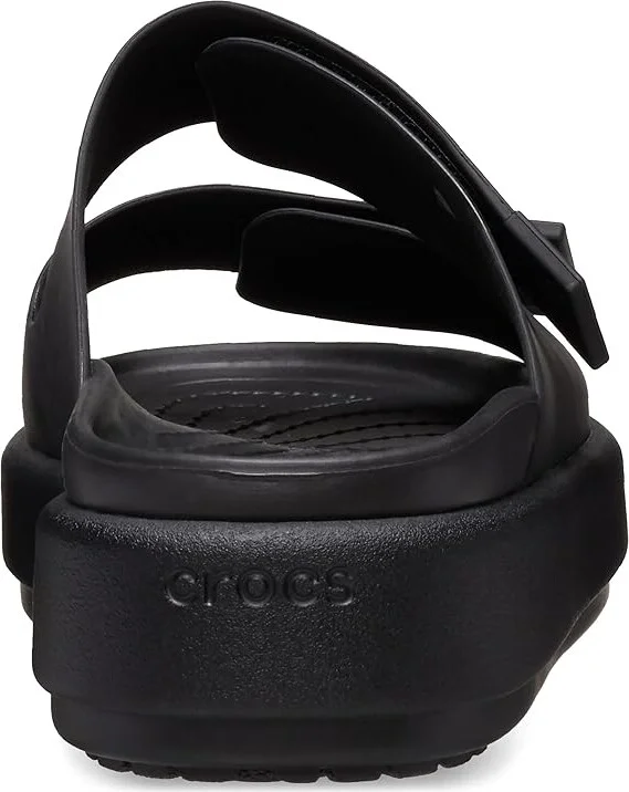Crocs Brooklyn Luxe Sandal Women's Shoes Black/Black : 4 M, Synthetic - Image 4