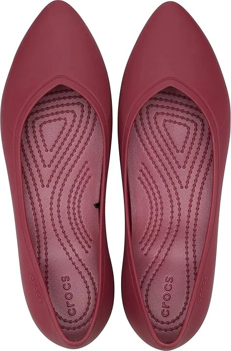 Crocs Brooklyn Pointed Flat Women's Shoes Beetroot : 5 M, EVA - Image 2