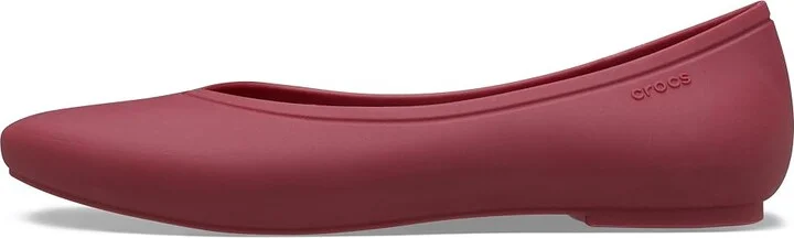 Crocs Brooklyn Pointed Flat Women's Shoes Beetroot : 5 M, EVA - Image 5