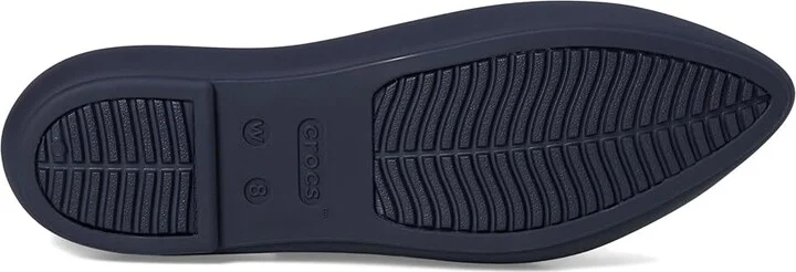 Crocs Brooklyn Pointed Flat Women's Shoes Deep Navy : 8 M, EVA - Image 3