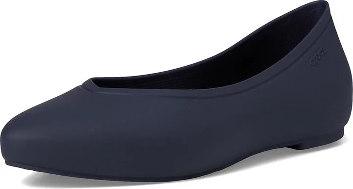 Crocs Brooklyn Pointed Flat Women's Shoes Deep Navy : 8 M, EVA - Image 5