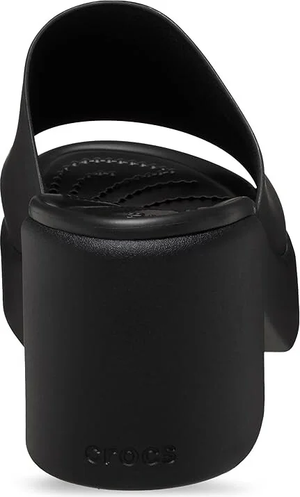 Crocs Brooklyn Slide Heel Women's Shoes Black/Black : 4 M - Image 4