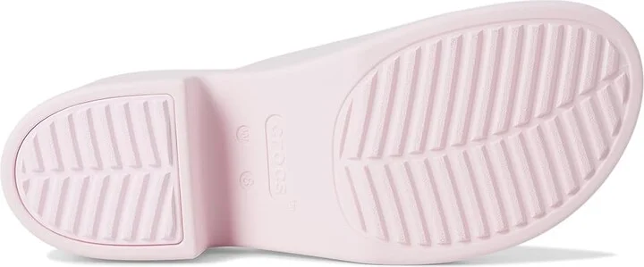 Crocs Brooklyn Slide Heel Women's Shoes Pink Milk : 7 M - Image 3