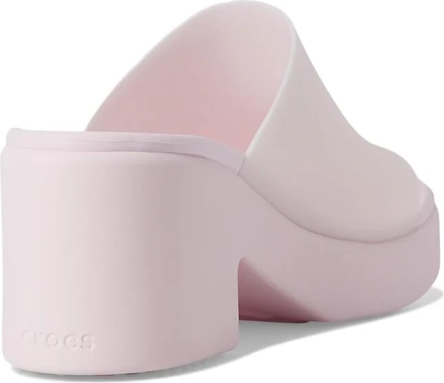 Crocs Brooklyn Slide Heel Women's Shoes Pink Milk : 7 M - Image 4