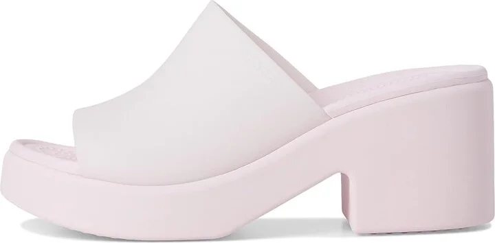 Crocs Brooklyn Slide Heel Women's Shoes Pink Milk : 7 M - Image 6