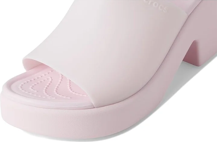 Crocs Brooklyn Slide Heel Women's Shoes Pink Milk : 7 M - Image 7