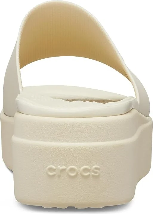 Crocs Brooklyn Slide Women's Shoes Bone : 10 M, Rubber - Image 4