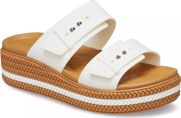 Crocs Brooklyn Woven Low Wedge Sandal