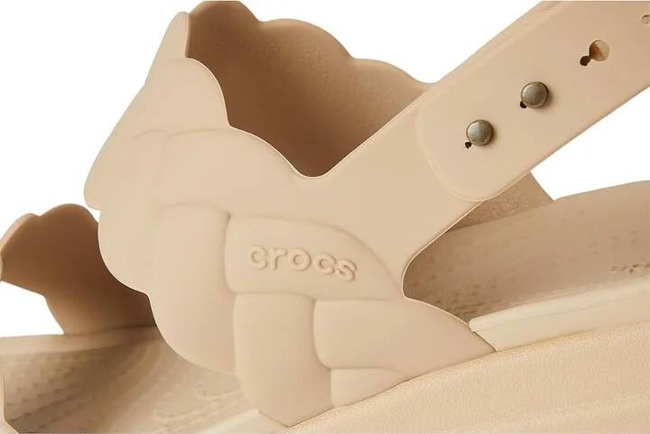 Crocs Brooklyn Woven Low Wedge Women's Sandals Chai : 4 M - Image 7