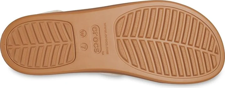 Crocs Brooklyn Woven Low Wedge Women's Sandals Chalk Woven : 4 M - Image 3