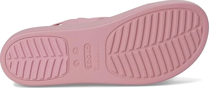 Crocs Brooklyn Woven Low Wedge Women's Sandals Rosett Woven : 6 M - Image 3