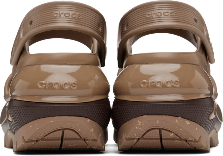 Crocs Brown Mega Crush Sandals - Image 2