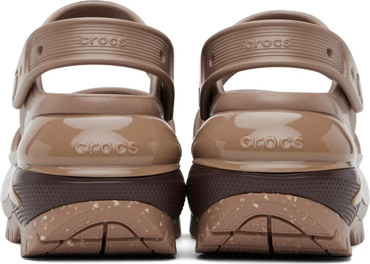 Crocs Brown Mega Crush Sandals - Image 2