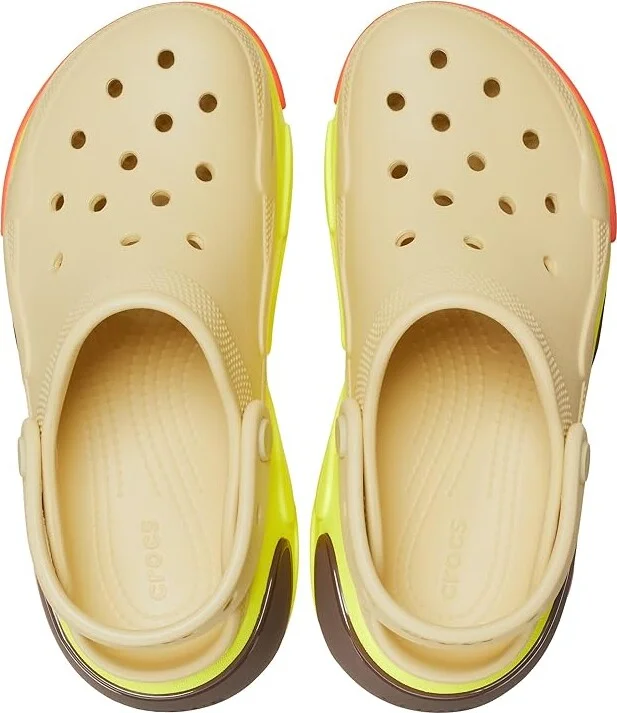 Crocs Bubble Crush Clogs Slippers Sesame : Men's 5 - Women's 7 Medium, Synthetic - Image 2