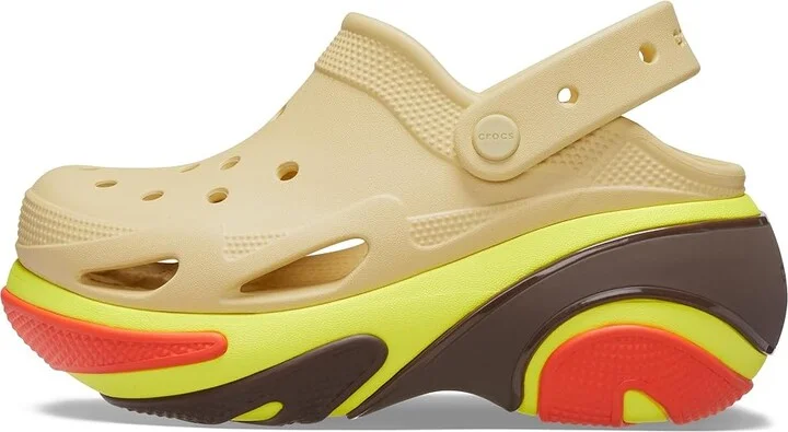Crocs Bubble Crush Clogs Slippers Sesame : Men's 5 - Women's 7 Medium, Synthetic - Image 5
