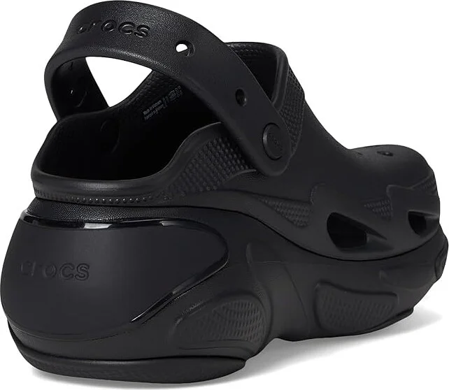 Crocs Bubble Crush Clogs Slippers Triple Black : Men's 6 - Women's 8 Medium, Synthetic - Image 4