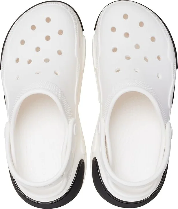 Crocs Bubble Crush Clogs Slippers White : Men's 3 - Women's 5 Medium, Synthetic - Image 2