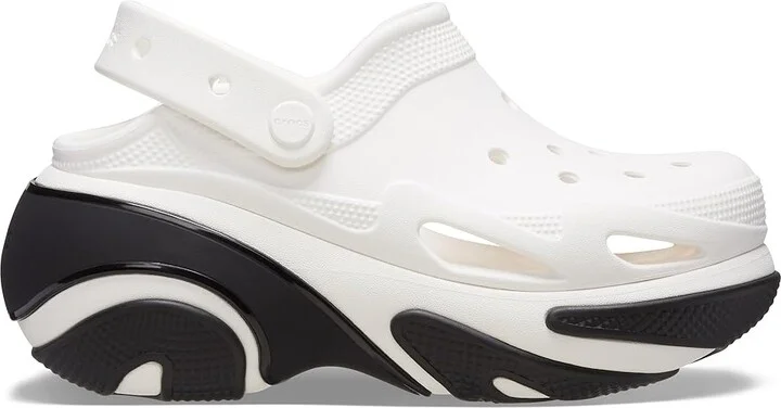 Crocs Bubble Crush Clogs Slippers White : Men's 3 - Women's 5 Medium, Synthetic - Image 6