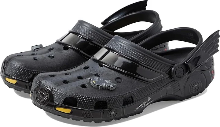 Crocs Classic Adjustable Batman Clogs Slippers Black/Batmobile : Men's 5 - Women's 7 Medium, Synthetic