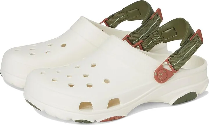 Crocs Classic All Terrain Clogs Clog Shoes Chalk : Men's 8 - Women's 10 Medium, EVA