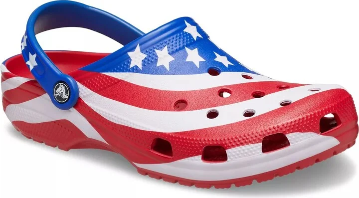 Crocs Classic American Flag Clog