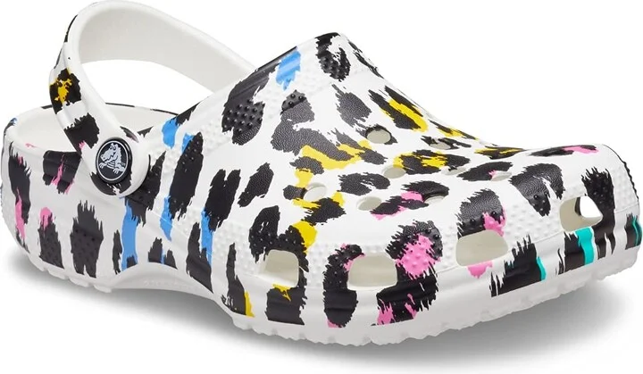 Crocs Classic Animal Print Clog Multi/Leopard Men's 2
