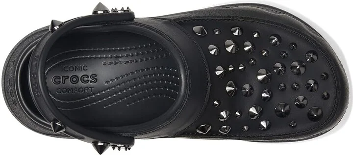 Crocs Classic Bae Clogs Women's Clog Shoes Black Studded : 6 M, Synthetic - Image 2