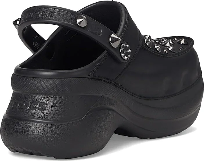 Crocs Classic Bae Clogs Women's Clog Shoes Black Studded : 6 M, Synthetic - Image 4