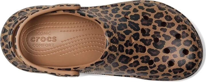 Crocs Classic Bae Clogs Women's Clog Shoes Sepia/Leopard : 7 M, Synthetic - Image 2