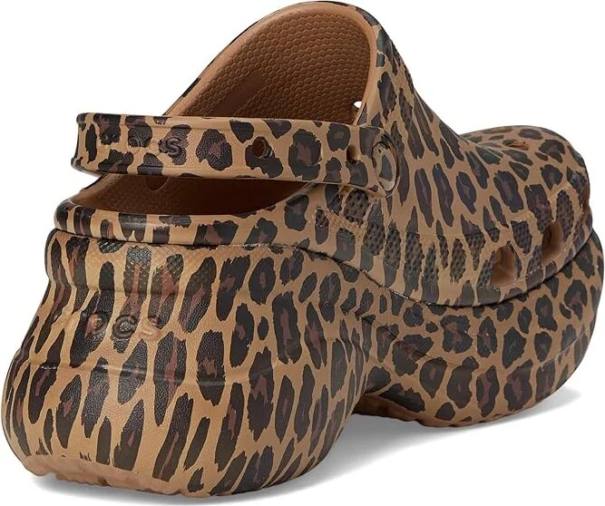 Crocs Classic Bae Clogs Women's Clog Shoes Sepia/Leopard : 7 M, Synthetic - Image 4