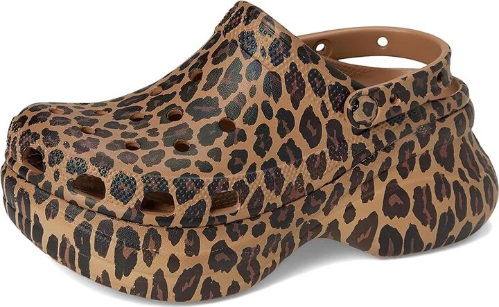 Crocs Classic Bae Clogs Women's Clog Shoes Sepia/Leopard : 7 M, Synthetic - Image 5