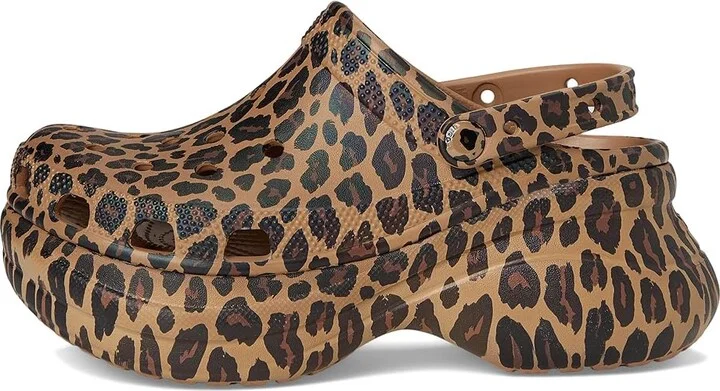Crocs Classic Bae Clogs Women's Clog Shoes Sepia/Leopard : 7 M, Synthetic - Image 6