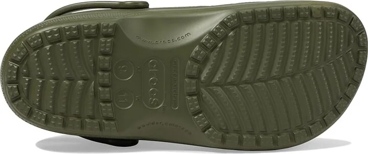 Crocs Classic Clog Clog Shoes Army Green : Men's 8 - Women's 10 Medium, EVA - Image 4