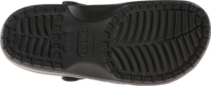 Crocs Classic Clog Clog Shoes Black : Men's 5 - Women's 7 Medium, EVA - Image 4
