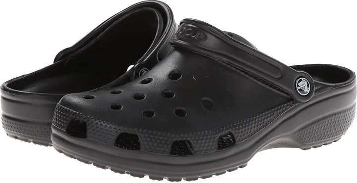 Crocs Classic Clog Clog Shoes Black : Men's 5 - Women's 7 Medium, EVA