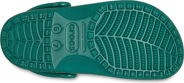 Crocs Classic Clog Clog Shoes Emerald : Men's 2 - Women's 4 Medium, EVA - Image 3