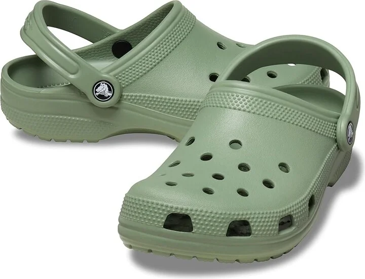 Crocs Classic Clog Clog Shoes Moss : Men's 8 - Women's 10 Medium, EVA