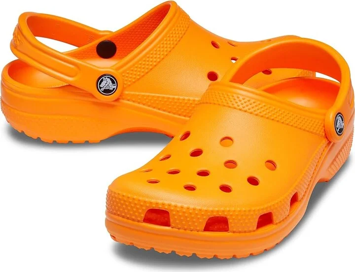 Crocs Classic Clog Clog Shoes Orange Zing : Men's 10 - Women's 12 Medium, EVA