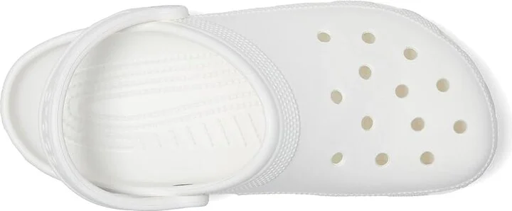 Crocs Classic Clog Clog Shoes White : Men's 4 - Women's 6 Medium, EVA - Image 3