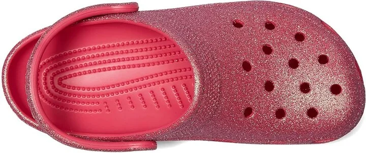 Crocs Classic Clog - Glitter Clog Shoes Dragon Fruit : Men's 2 - Women's 4 Medium, Synthetic - Image 2