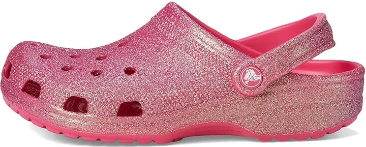 Crocs Classic Clog - Glitter Clog Shoes Dragon Fruit : Men's 2 - Women's 4 Medium, Synthetic - Image 6