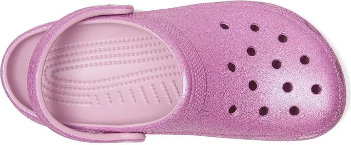 Crocs Classic Clog - Glitter Clog Shoes Hydrangea : Men's 5 - Women's 7 Medium, Synthetic - Image 2