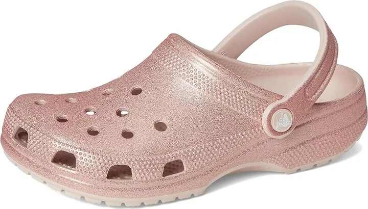 Crocs Classic Clog - Glitter Clog Shoes Quartz Glitter : Men's 2 - Women's 4 Medium, Synthetic - Image 5