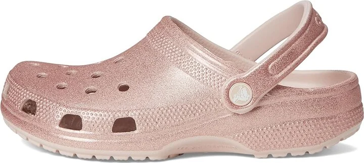 Crocs Classic Clog - Glitter Clog Shoes Quartz Glitter : Men's 2 - Women's 4 Medium, Synthetic - Image 6