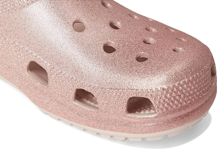 Crocs Classic Clog - Glitter Clog Shoes Quartz Glitter : Men's 2 - Women's 4 Medium, Synthetic - Image 7