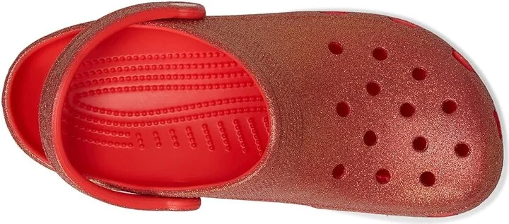 Crocs Classic Clog - Glitter Clog Shoes Starfish : Men's 5 - Women's 7 Medium, Synthetic - Image 2