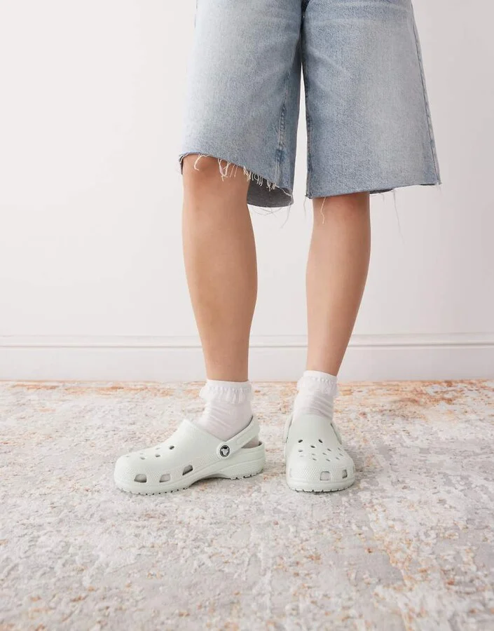 Crocs classic clog in mint tint - Image 3