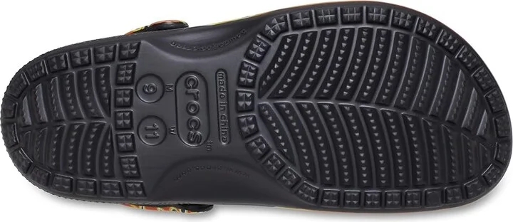 Crocs Classic Clog - Seasonal Graphic Clog Shoes Black/Multi : Men's 3 - Women's 5 Medium, EVA - Image 3